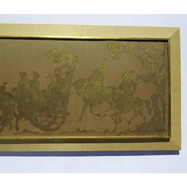 Mid 18th Century Chinese Gilt on Silk Fabric For Sale - Image 4 of 10