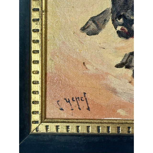 Set of 3 Mid-Century Bullfighting Oil Paintings Signed J. Yepez. For Sale - Image 9 of 12