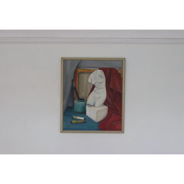 Bernier, Sculpture, 1955, Oil on Canvas, Framed For Sale - Image 12 of 13