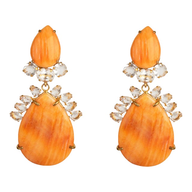 Holly Earrings, a pair For Sale