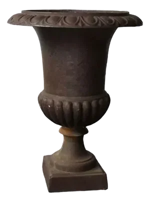 Cast Iron Urn Planter Campana, France