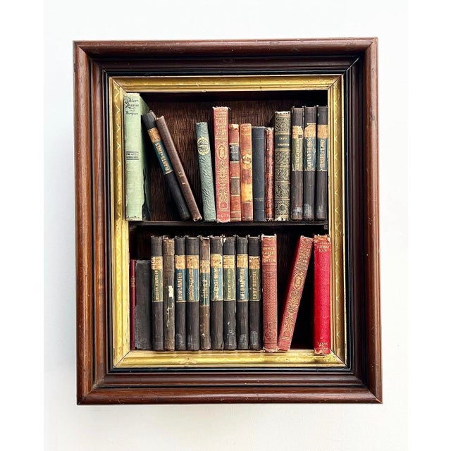 1920s Antique Shadow Box Frame Wall Shelf For Sale - Image 5 of 6