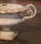 19th Century French Painted Weathered Iron Garden Urn Planters - Set of 2 For Sale In Dallas - Image 6 of 9