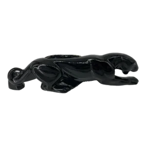 Midcentury Haeger Black Panther Ceramic Planter