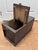 1920s Antique Japanese Wooden Storage Box | Rustic Meiji–Taisho Dark Stained Cedar Chest With Iron Hasp | Small Wabi-Sabi Trunk For Sale - Image 5 of 10