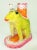 Electric Yellow Ceramic Mexican Folk Art Animal Candle Holders, Set of 3 For Sale - Image 8 of 13