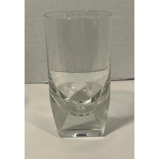 Set of 4 ~ Rosenthal Studio Line "SKAL CLEAR" 9 oz. Flat Tumblers Dimensions: 5 1/8" Tall x 2 3/4" diameter Condition:...