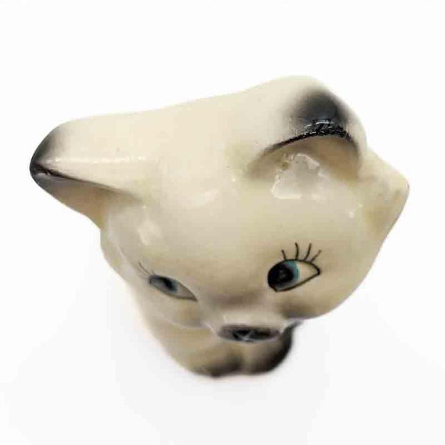 Small Mid Century Siamese Cat Figurine For Sale - Image 10 of 12