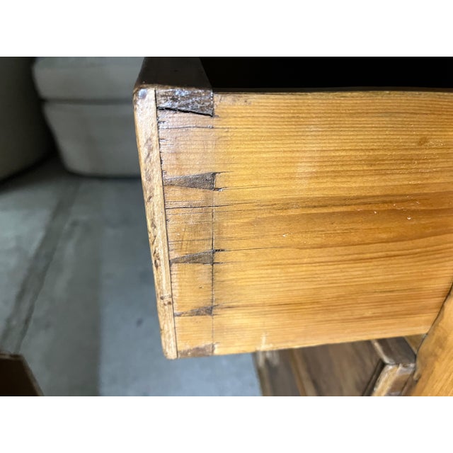 Mid 19th Century Mid 19th Century Antique English Pine Chest For Sale - Image 5 of 10