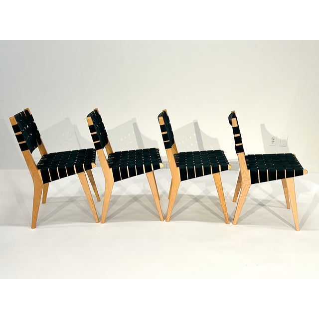 Mid-Century Modern Jens Risom for KnollStudio Dining Chairs – Mid-Century, Set of 4 For Sale - Image 3 of 11