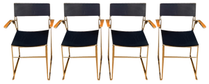 Sultana Chairs from Arrben, Italy, 1980s, Set of 4