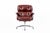 Pair Eames Herman Miller Time Life Lobby Red Leather Office Chairs For Sale - Image 9 of 13