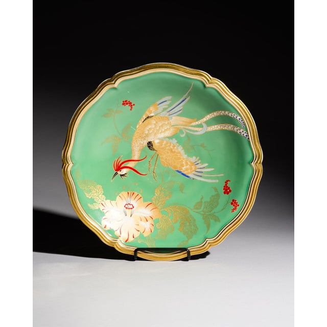 Art Deco Revival Chippendale Porcelain Bowl with Paradise Bird Decoration from Rosenthal, Germany, 1960s For Sale - Image 11 of 11