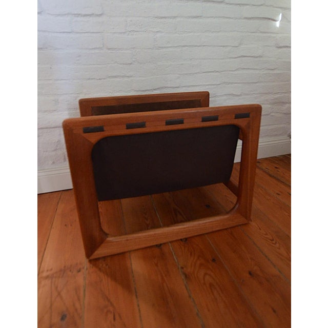 Vintage Danish Teak Newspaper Rack, 1960s For Sale - Image 6 of 14
