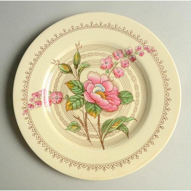 Vintage Pink Floral Dinner Plates Set of 8 Chairish