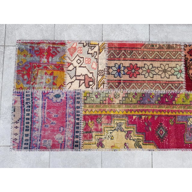 Mid 20th Century Anatolian Kurdish Tribal Wool Runner For Sale - Image 9 of 10
