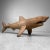 A unique and striking Japanese sculpture in the shape of a shark, crafted from lightweight and durable paulownia wood...