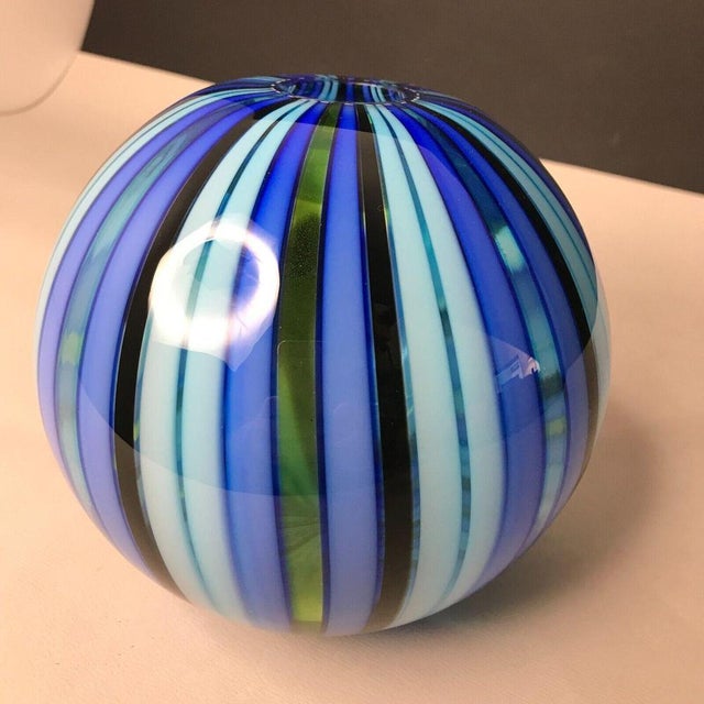 Murano Perle No. 2 Vase from Salviati For Sale - Image 4 of 16