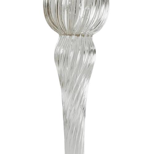 Mid-Century Murano Crystal Candlestick from Ardè, Italy, 1970s For Sale - Image 8 of 9