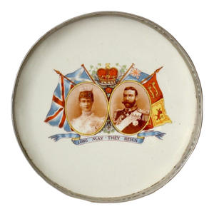 1911 Coronation of HRH King George v & Queen Mary Wine Coaster