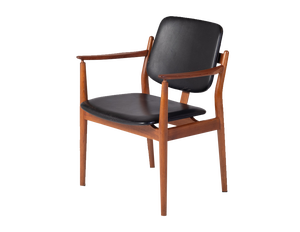 Danish Armchair by Arne Vodder in Teak for Sibast Furniture, 1960s