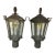 Antique Early 1900s Gas Iron Lamp Post Lanterns - A Pair For Sale