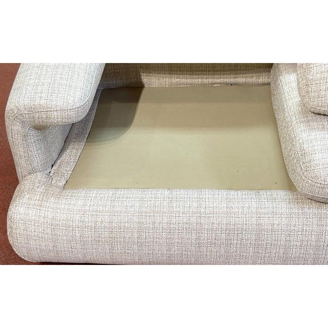 Mid-Century Modern Vladimir Kagan by Preview 3 Piece Attached 'Sectional' Sofa For Sale - Image 11 of 11