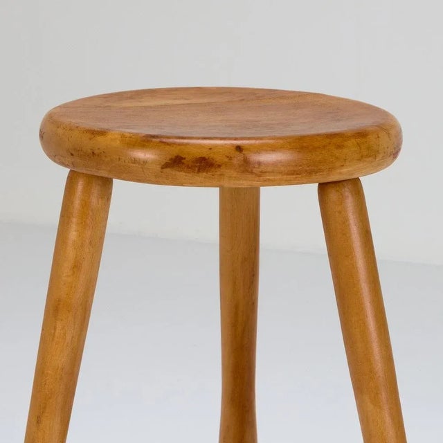 Round Tripod Milking Stool, Denmark, 1960s For Sale - Image 10 of 13