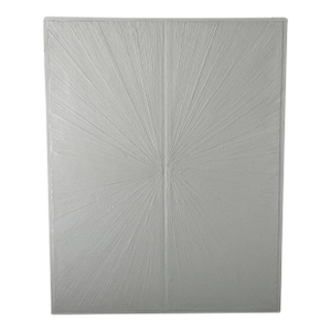 Minimalist White Oil Painting on Board