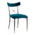 Jonathan Adler Rider Dining Chair, Rialto Peacock For Sale