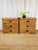 Vintage Pair of Woven Rattan Chest on Chest Dressers Boho Chic Campaign Style For Sale - Image 10 of 15