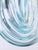 Venini Aquamarine Murano Glass Triedri Curvati Chandelier from Venini, Italy, 1980s For Sale - Image 4 of 14