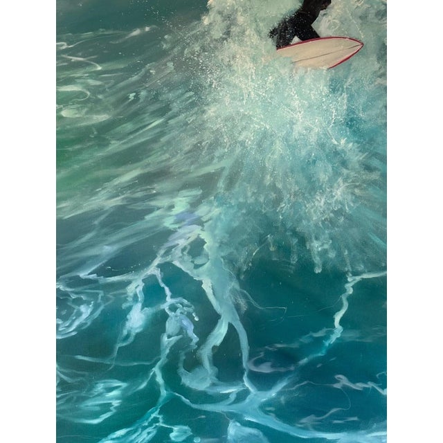 2020s Oceanside, Ca, Original Oil Painting on Canvas by Jessica Fairley For Sale - Image 5 of 6