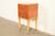 French Romweber Style French Regency Louis XVI Burl Wood and Parcel Painted Three-Drawer Bedside Chest, Circa 1940s For Sale - Image 3 of 16