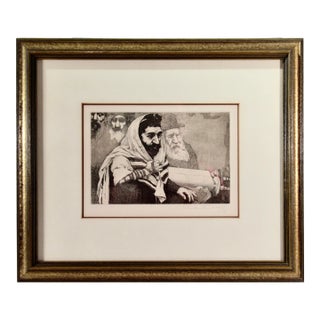Charles Bragg The Reading of the Torah, c.1970 For Sale