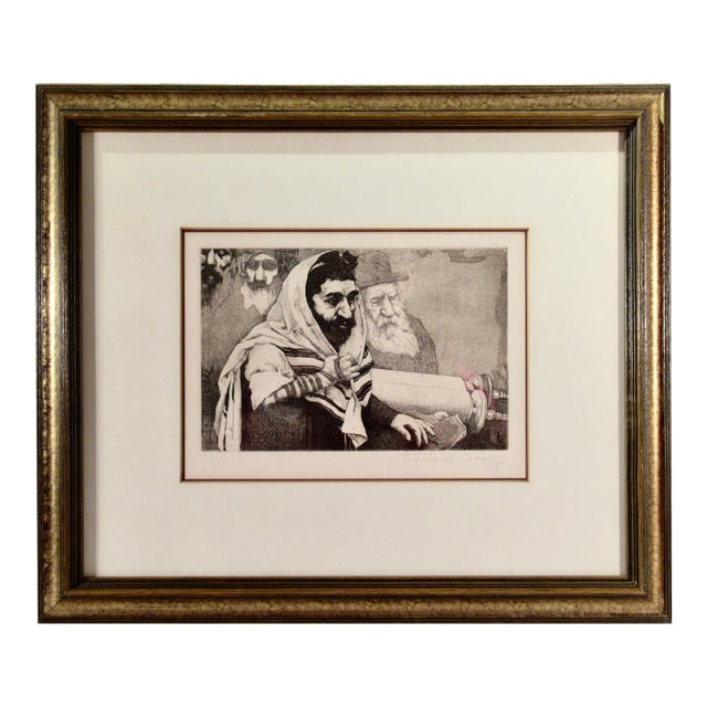 Charles Bragg The Reading of the Torah, c.1970 For Sale