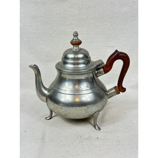The Stieff Co. Vintage Stieff Pewter Teapot For Sale - Image 4 of 9