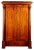 19th Century Biedermeier Style Mahogany Armoire For Sale