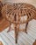 Mid-Century Modern Vintage Rattan Bamboo Round Plant Stand For Sale - Image 3 of 11