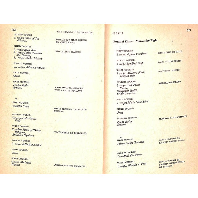 "The Italian Cook Book" 1955 Taglienti, Maria Luisa For Sale In New York - Image 6 of 8
