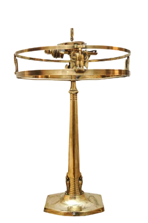 Art Nouveau Brass Table Lamp, 1930s