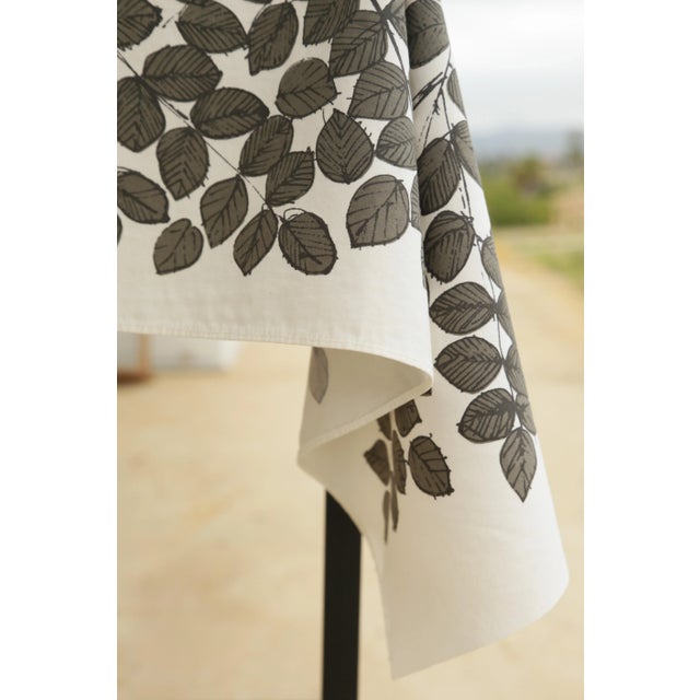 1958 Mid-Century Scandinavian Textile by Renowned Swedish Designer Viola Gråsten, Tapestry Tablecloth For Sale - Image 12 of 17