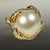 Contemporary Late 20th Century 18k South Sea Pearl Ring, Size 7 For Sale - Image 3 of 3