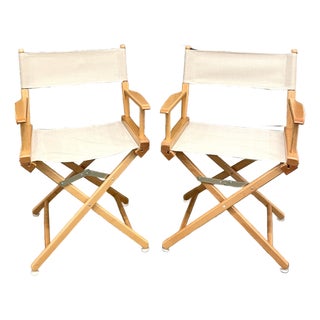 Vintage Director Chairs by Telescope Furniture - Set of 2 For Sale