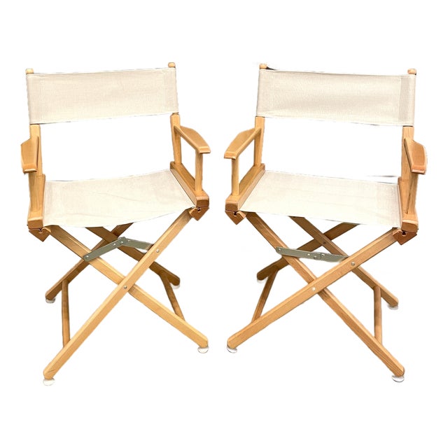 Vintage Director Chairs by Telescope Furniture - Set of 2 For Sale