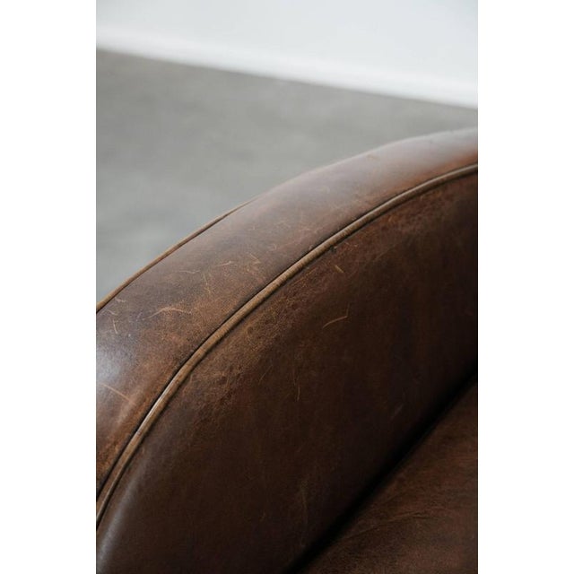 Club Chairs in Sheepskin Leather, Set of 2 For Sale - Image 15 of 18