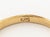 White Modernist Emerald and Diamond 14k Yellow Gold Band Ring For Sale - Image 8 of 8