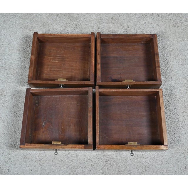 Small Teak Chest from Pondicherry, 1890s For Sale - Image 17 of 18