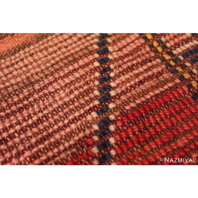 Red Nazmiyal Collection Vintage Red Shag Moroccan Rug For Sale - Image 8 of 8