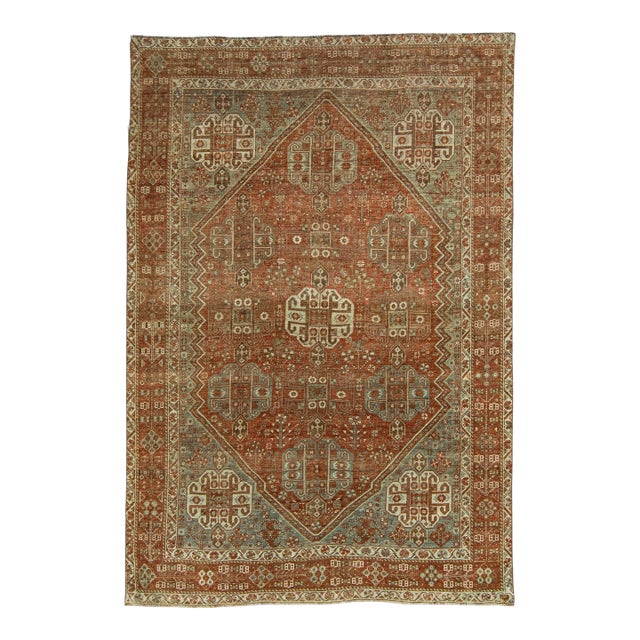Turkish Vintage Rug 6'10" x 9'11" #21129 For Sale